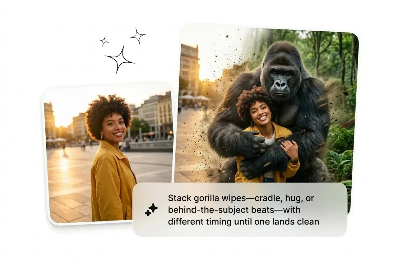 Gorilla Transition Effekt