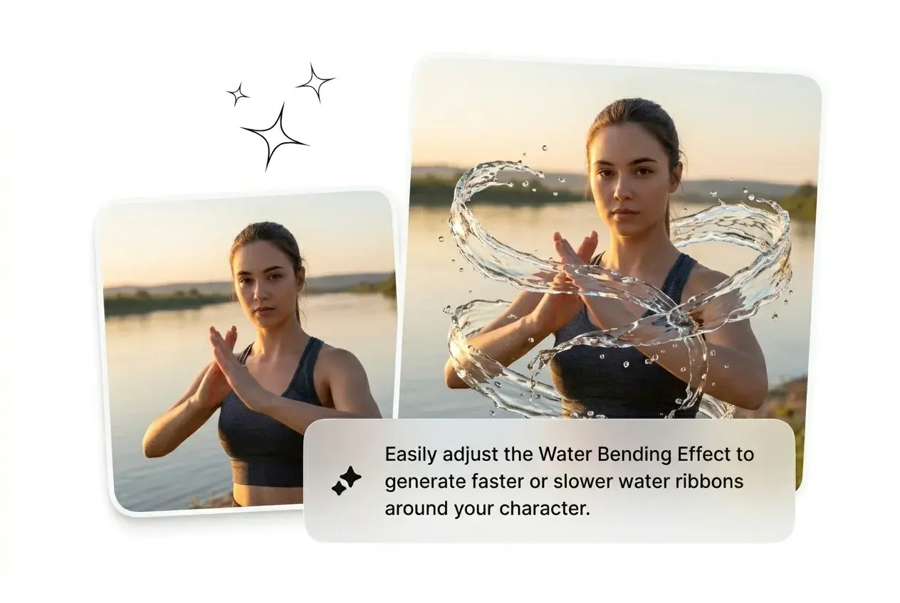 Wasserbändigen Effekt