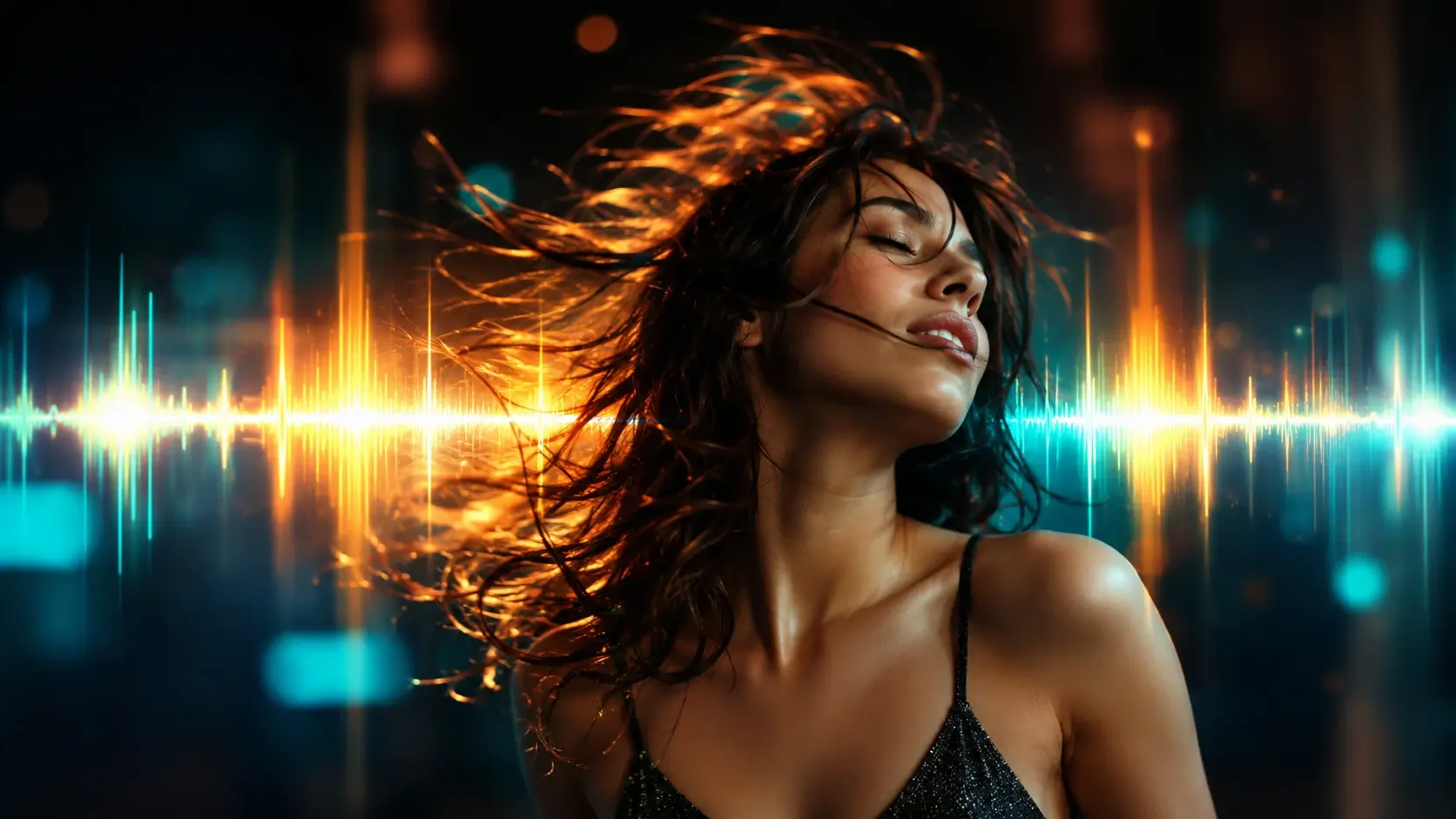 Phone reel timeline syncing a quick beat from ai music generator